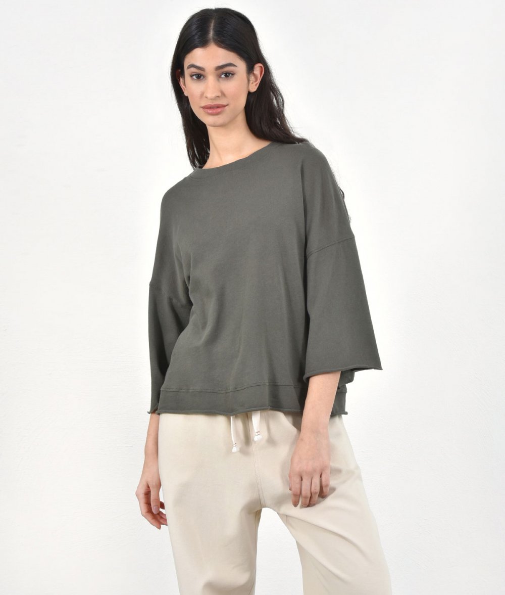 Blouse with 3/4 sleeves