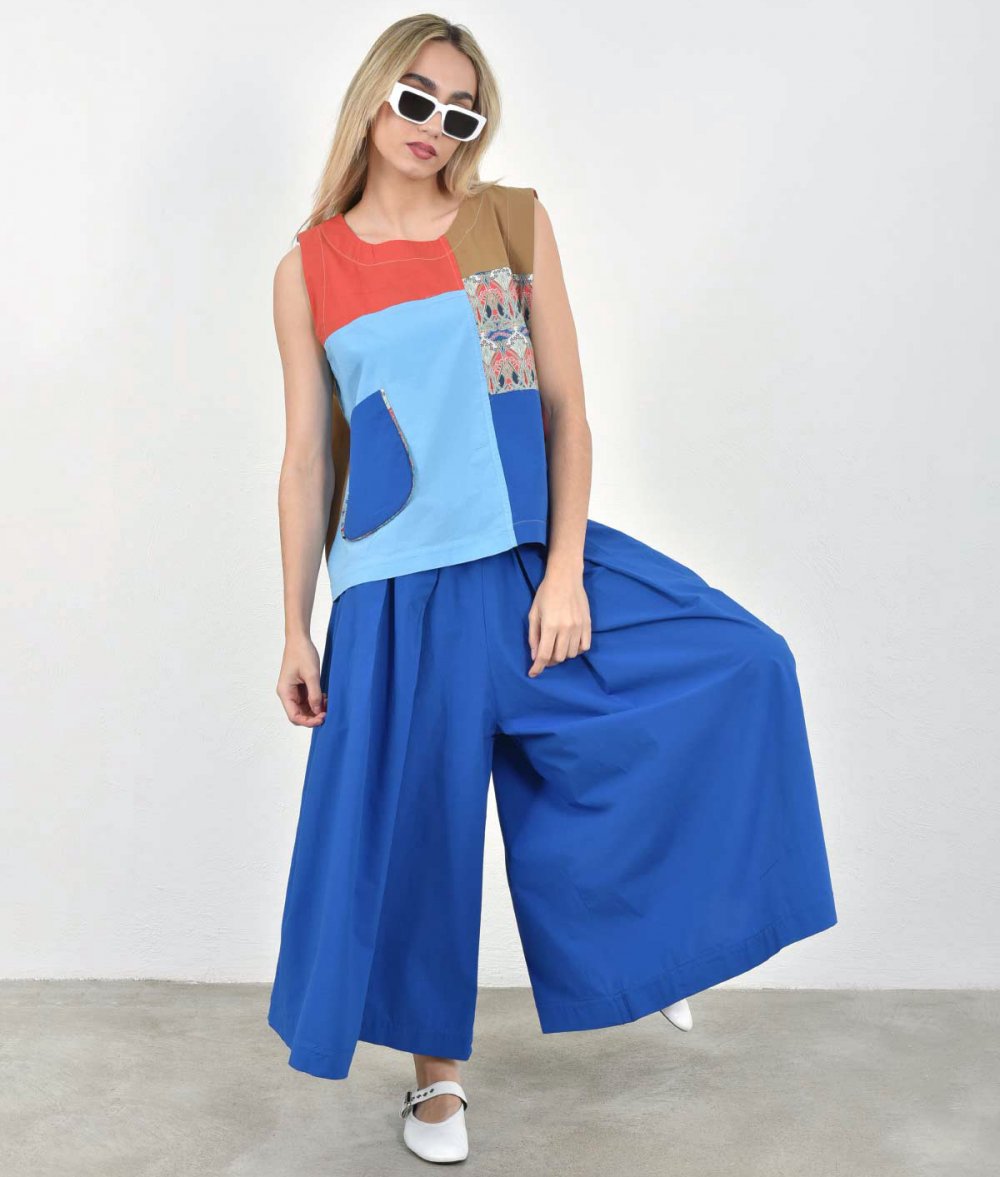Zip culotte Pants