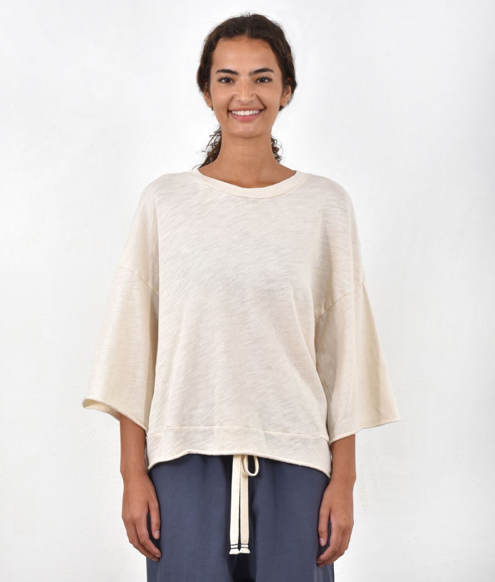 Blouse with 3/4 sleeves