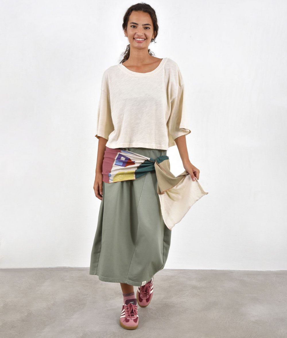 Cotton Sweat Skirt