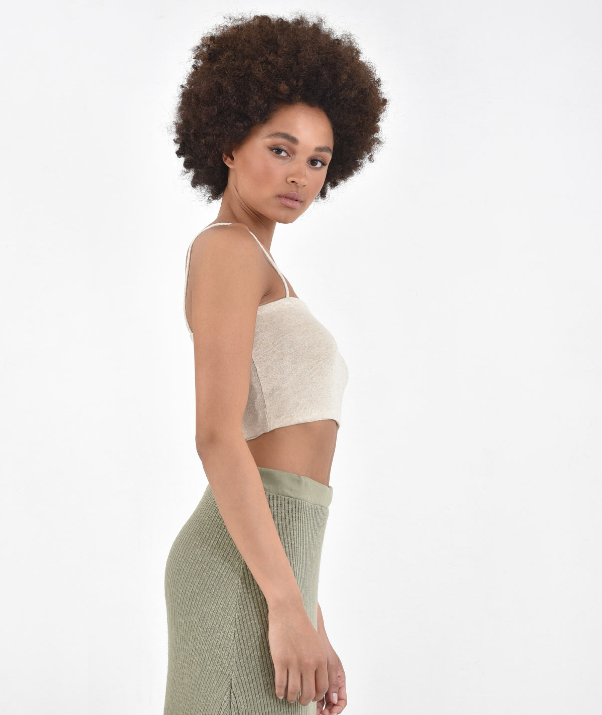 Knitted Bustier Organic Cotton fashion