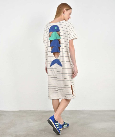 Striped Dress "Fish"