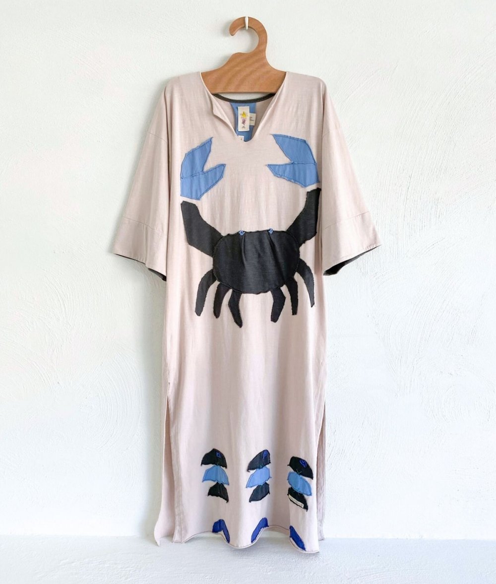 "Crabs" Patchwork Dress 