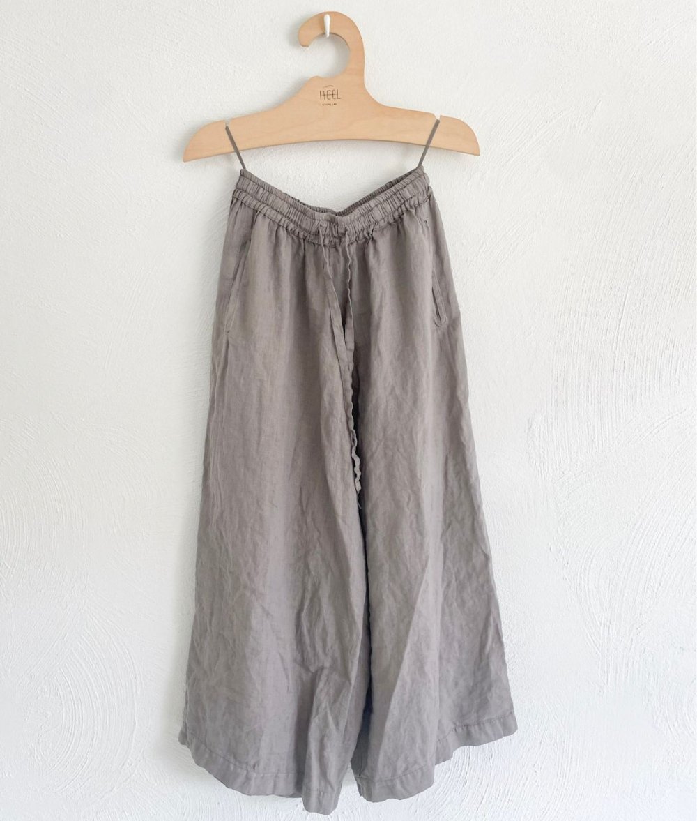 Linen Pants With Elastic Waist