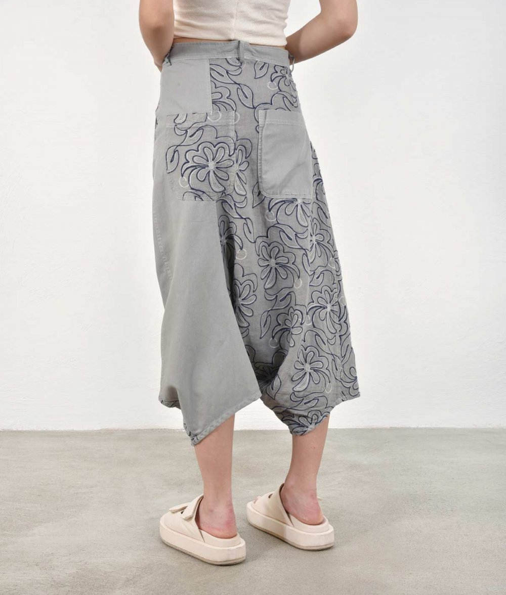 Oversized Pants With Buttons