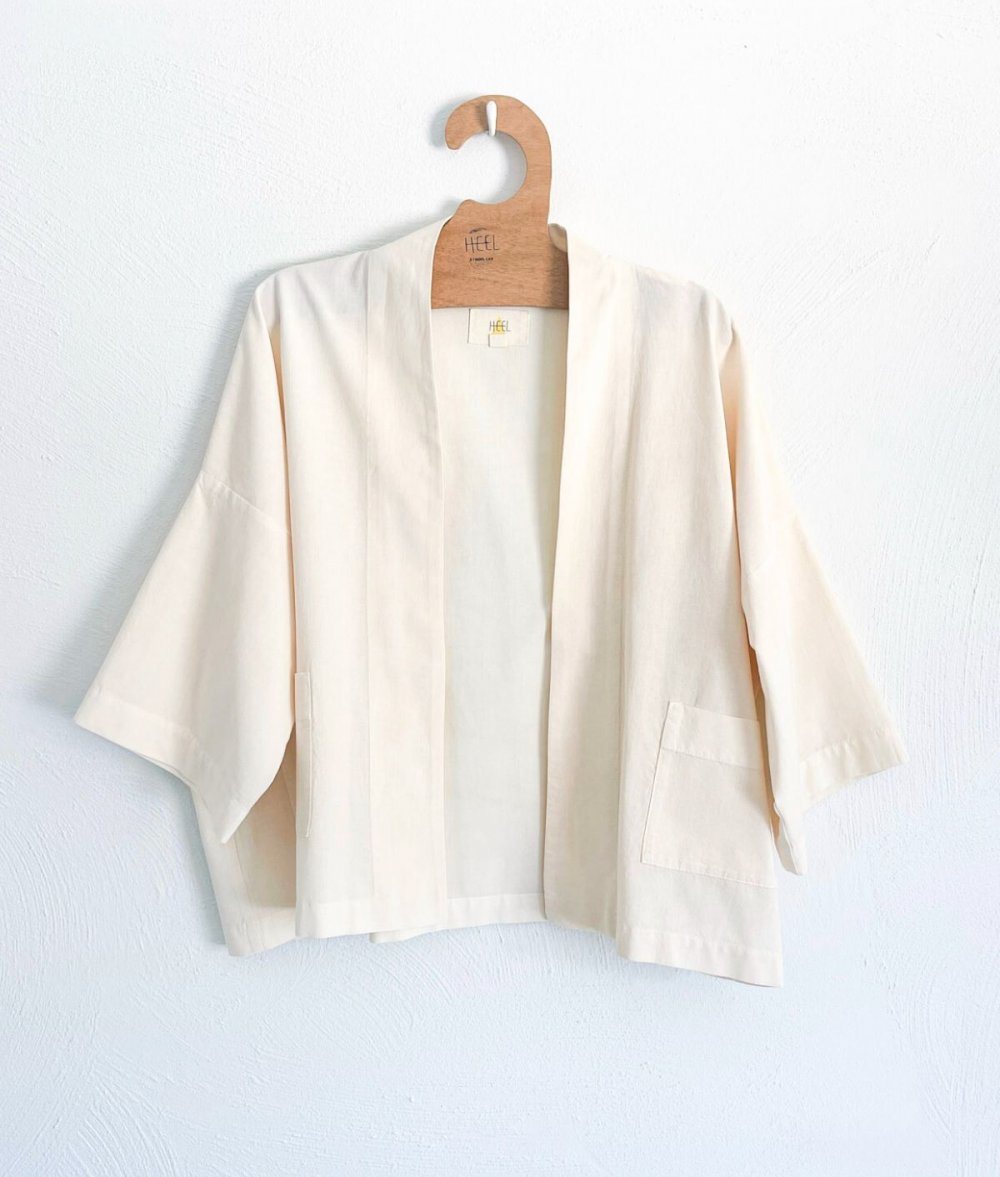 Crop Kimono With Pockets