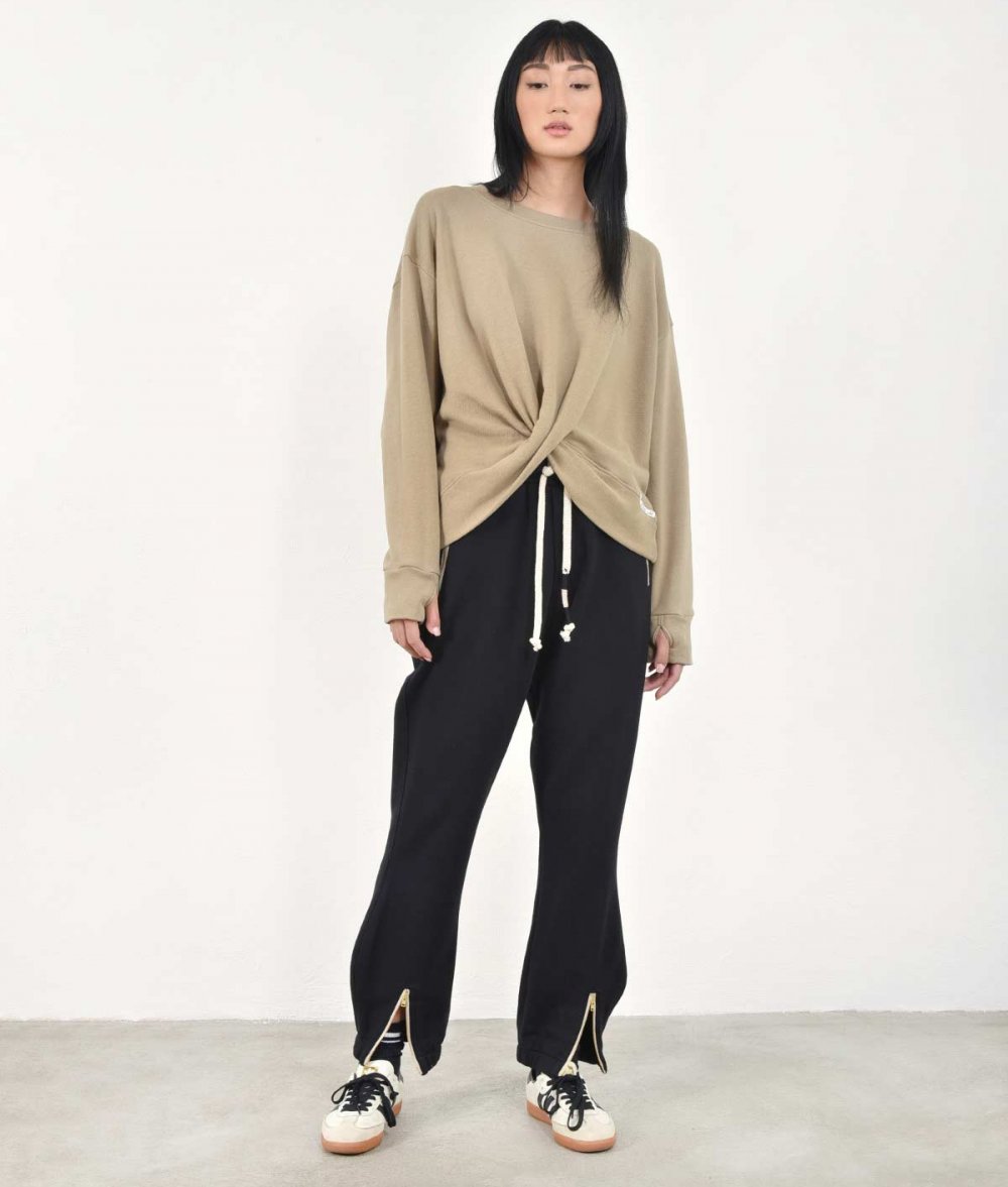 Jogger Pants With Zipper