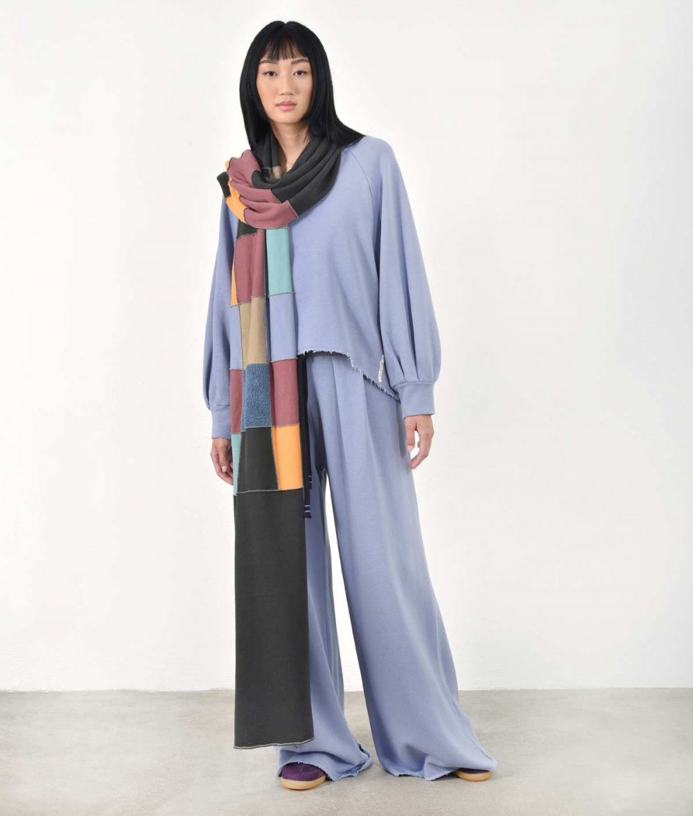 Wide Leg Pants With Elastic Waist